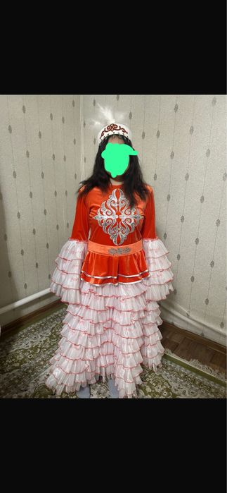 Қазақтын ұлтық киімі , кыз балаға арналған көйлек