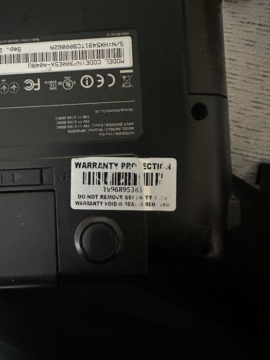 Продам ноутбук samsung