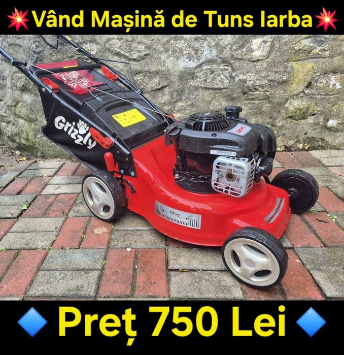 Vând Mașină de Tuns Iarba pe Benzină cu Autopropulsie