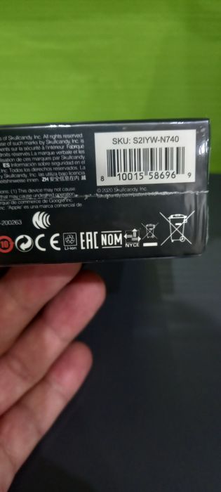 Căști Skullcandy Indy ANC In-Ear,Noise Canceling, Black