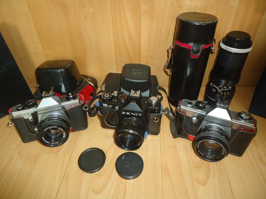 Aparate 35mm Minolta Olympus Pentax Ricoh Konika Praktica Yashica