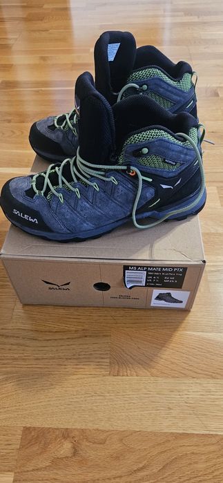 Туристически обувки Salewa Ms Alp Mate Mid Wp  Тъмносин