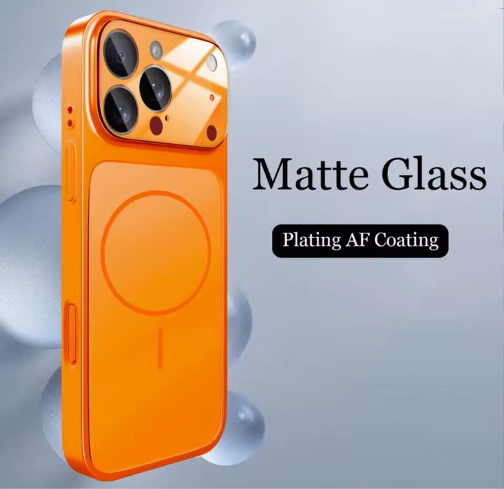 Iphone 13/14/15/16/17 PRO MAX AIR Husa Magsafe Matte Glass