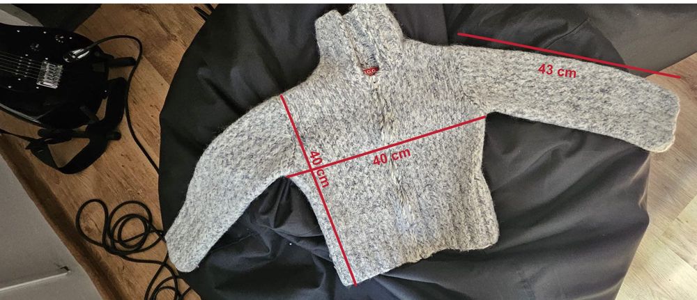 PULOVER lână 100% copii/adolescenți L.O.G.G. Suedia