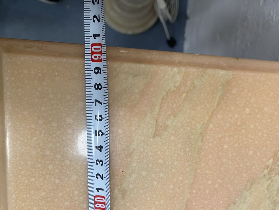 Конзолна маса , табуретка и огледало от масивен месинг