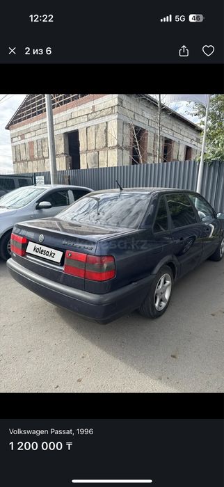 Пассат б4 продается автомобиль 1996 года .
