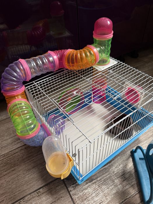 Cusca hamster cu bila si rumegus