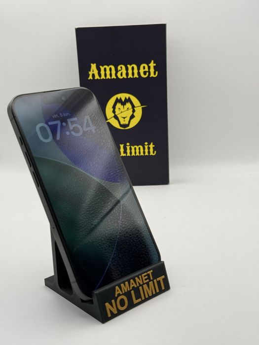 iPhone 15 Pro Black 128GB Baterie 86% Garantie 12 Luni , AMANET NO LIMIT.