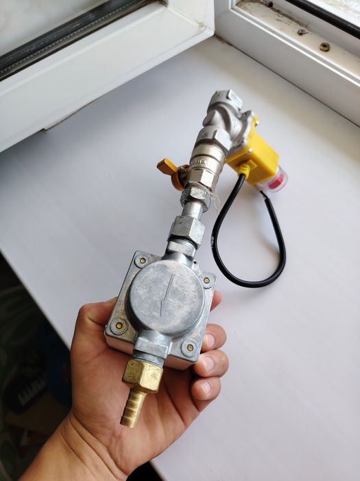 Газовый счётчик в сборе