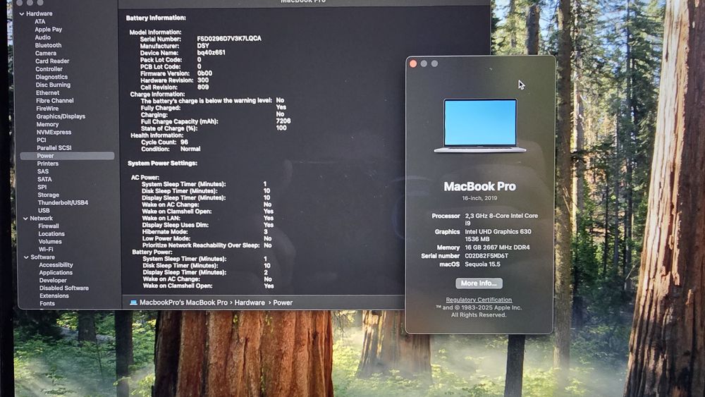 Apple MacBook Pro 16 2019 i9 16GB 1TB video 4GB A2141 spacegray