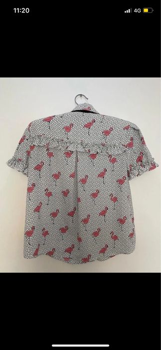 Camasa din ZARA flamingo