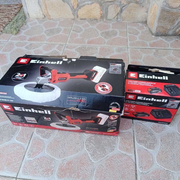 Акумулаторна полираща машина EINHELL