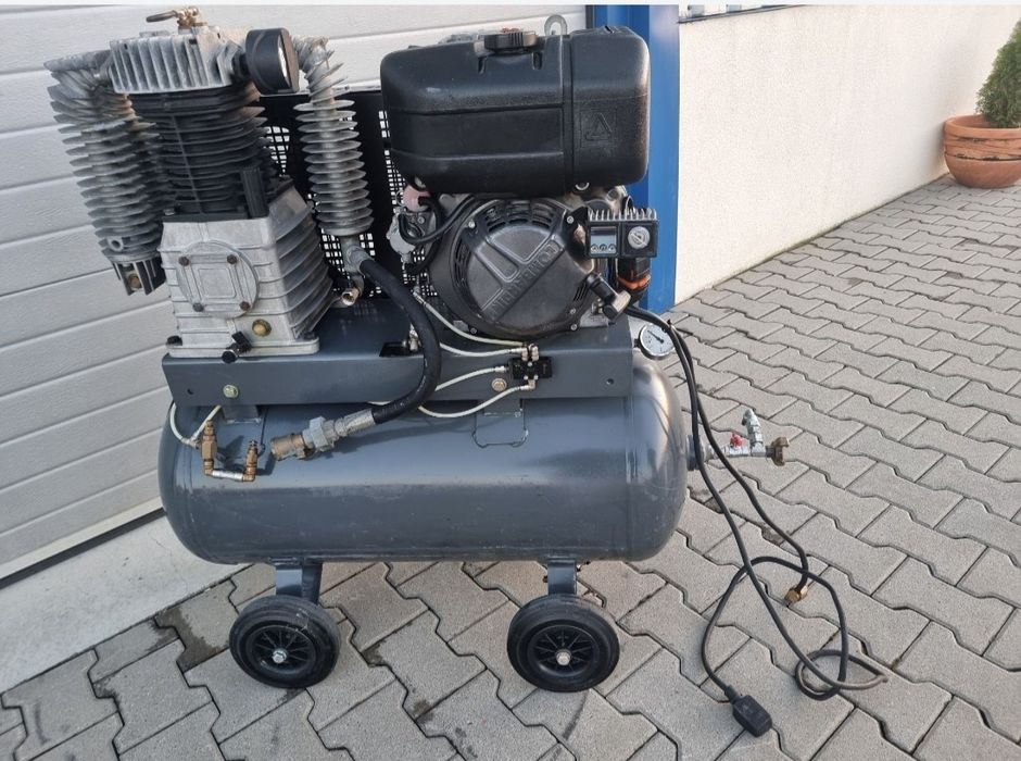 Compresor Aer ABAC Diesel Pornire la cheie/ Vulcanizare Mobilă