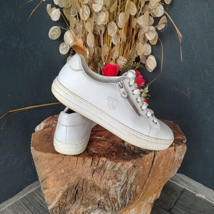 Rieker, sneakers damă piele naturală, pantofi sport casual