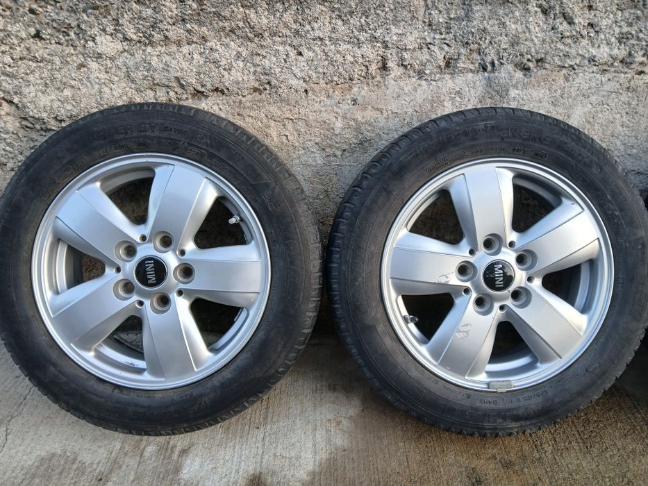 Оригинални Алуминиеви джанти 15цола   за Mini Cooper.5×112.мини купър. Audi a3.