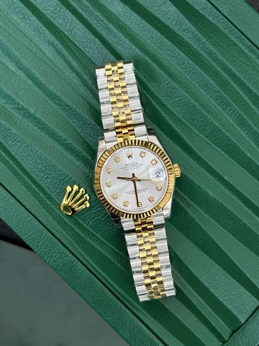 Rolex Date-Just Diamond 31 Yellow Gold