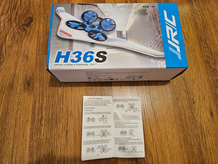 Дрон Многофункционална 3-в-1 играчка + Ховъркрафт и Самолет Режими
