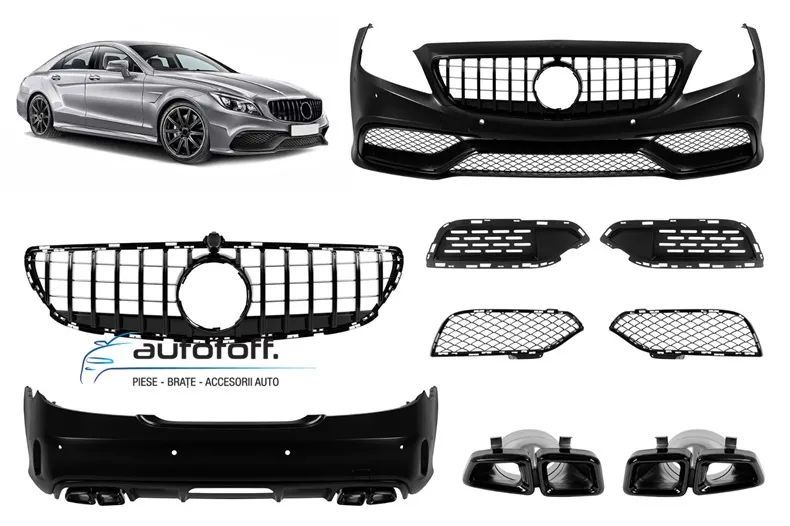 Pachet exterior compatibil Mercedes CLS C218 W218 (2011-2013) 63AMG Design
