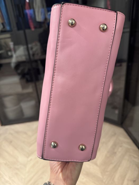 Кожена чанта Versace