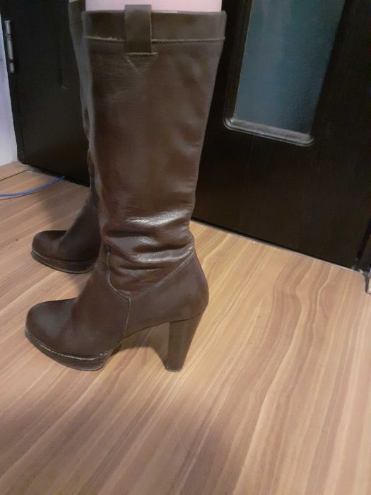 Cizme piele naturala 100%_38/il passo