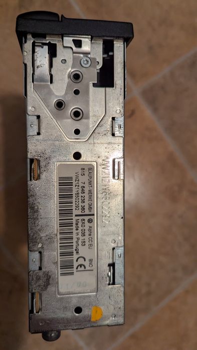 Radio casetofon Blaupunkt Alpha CC auto Volkswagen