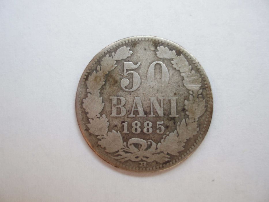 ROMANIA - 50 bani 1885  ,  L14.78