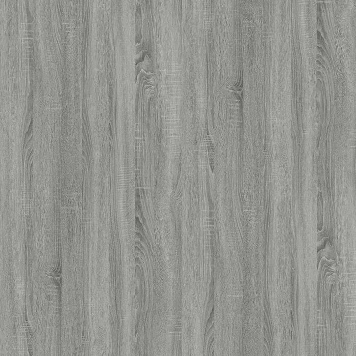 vidaXL Бюро, сив сонома, 100x49x75 см, инженерно дърво
