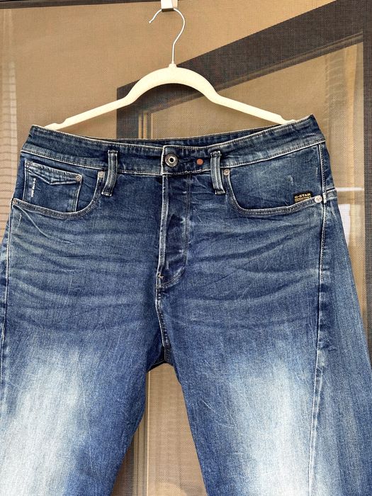 Мъжки дънки G-Star RAW (Scutar 3D Slim Tapered) - размер W31 / L36, Отлично състояние