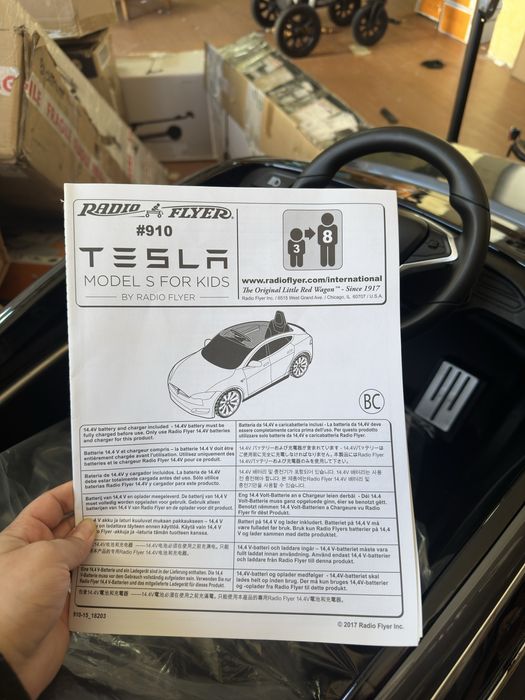 Tesla Model S electrică pentru copii – NOUĂ – Model Premium