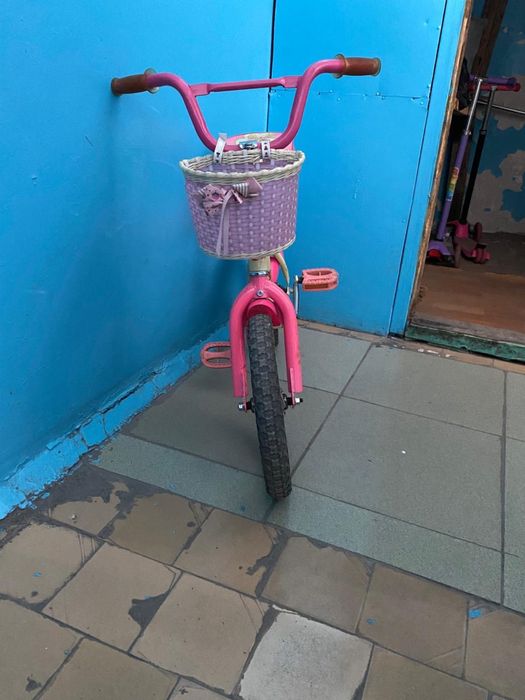 б/у детский велик розовый