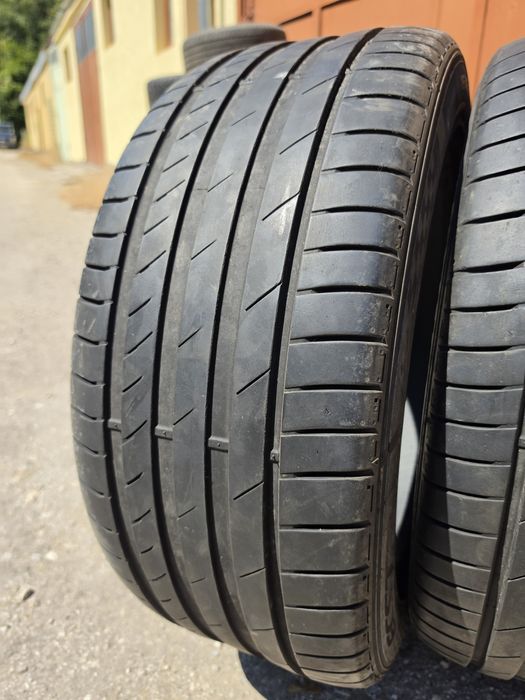 4 бр. летни гуми 255/45/18 Kumho DOT 4118 2x5,5-6 mm 2x4-4,5 mm