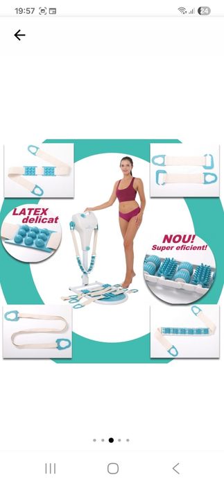 Aparat vibromasaj multifunctional, Italiana, 12 trepte de viteza,