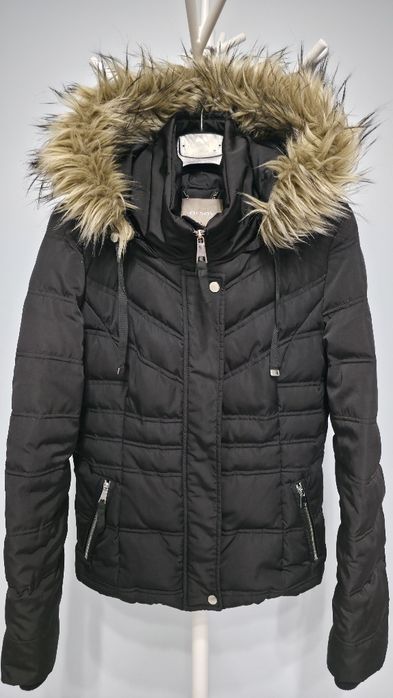 Jacheta scurta de iarna cu puf Orsay, neagră, marimea 38