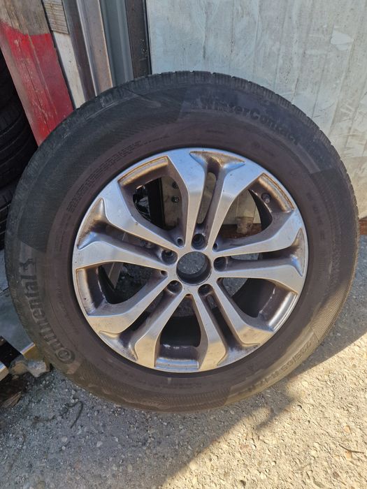 Set Glc complet Jante Aliaj 17Mercedes OEM Cu Anvelope Iarna 235 65 17