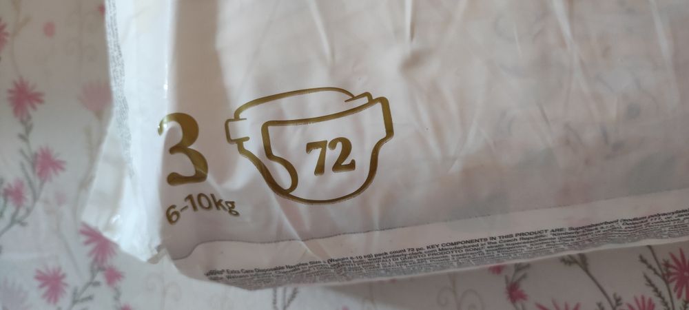 Scutece bebe Huggies 3 - 72 bucăți