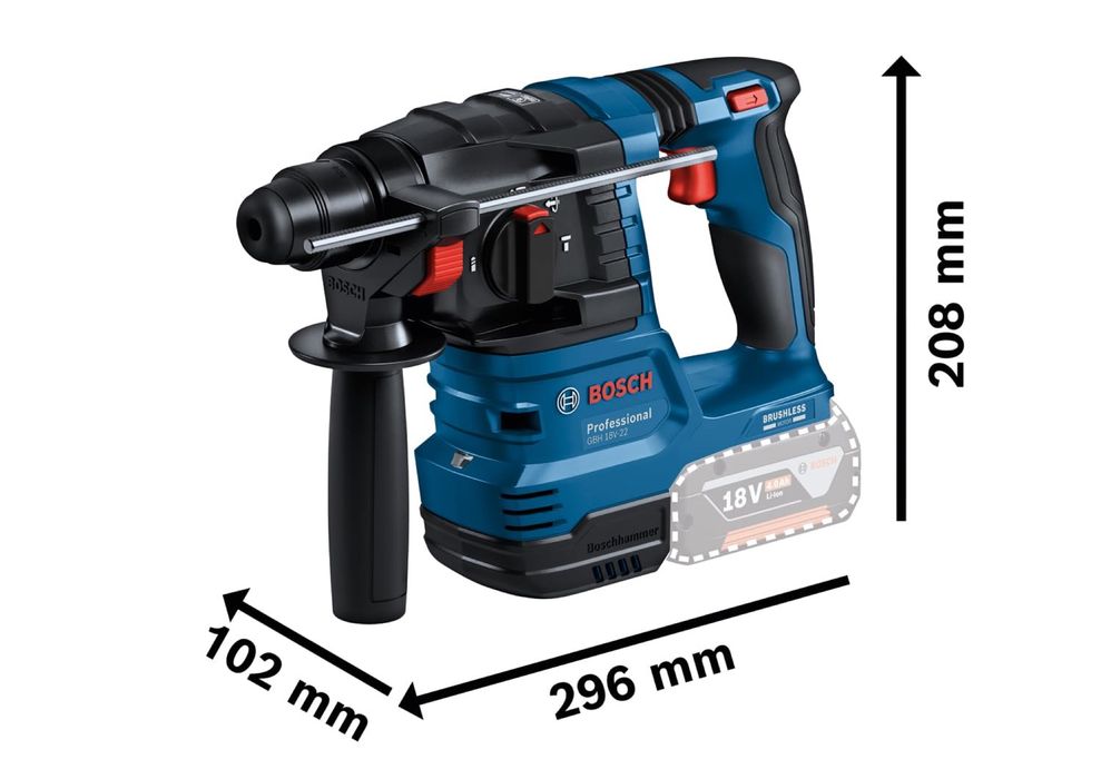 Bosch GBH 18V-22 безчетков перфоратор НОВ