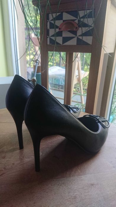 Pantofi Stiletto LIONETTA Calf / Black, NOI, nr. 35