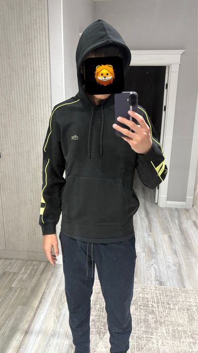 Худи Lacosta чёрная