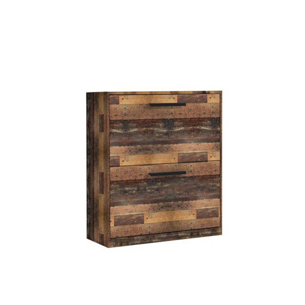 Шкаф за обувки в цвят дъб винтидж