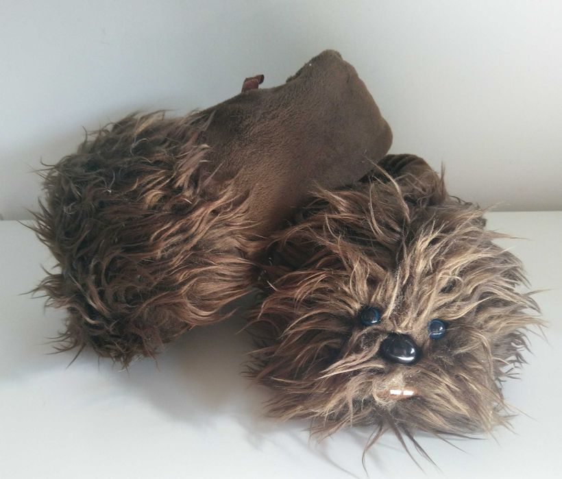 Chewbacca, papuci 3D, măr. 33-35