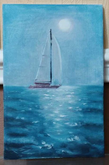 Живопись, холст, картон, масло.