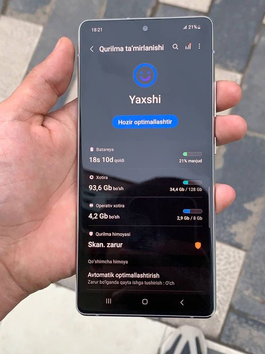 Samsung a71 korea 8/ 128 Gb yagonasi