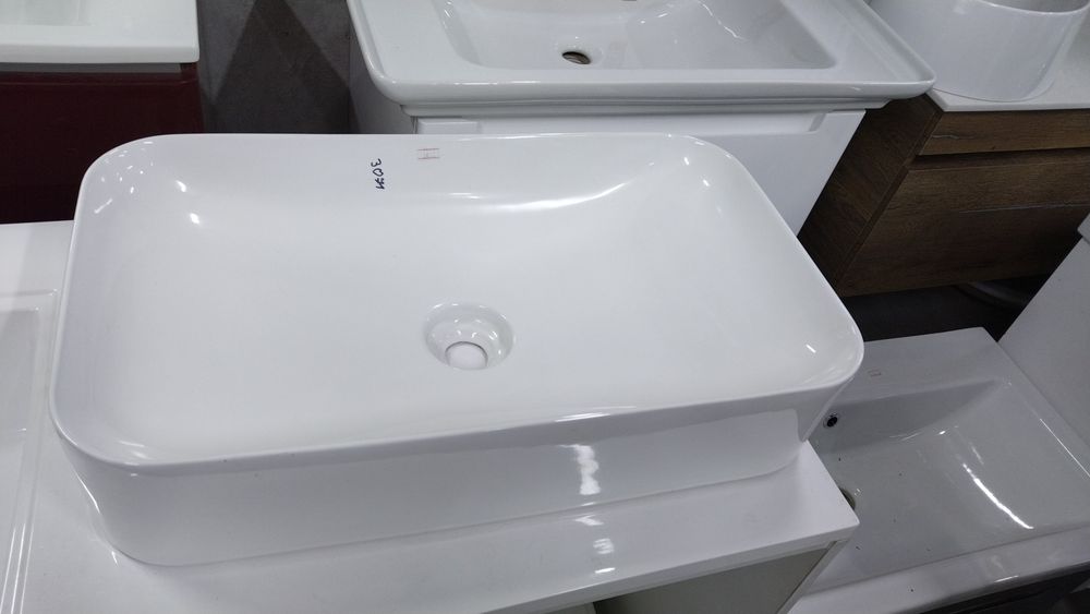 Раковины врезные,накладные