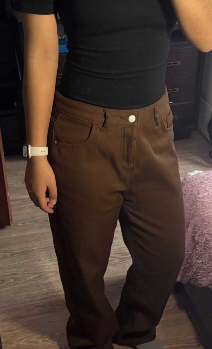 Брюки . Утепленные джинсы