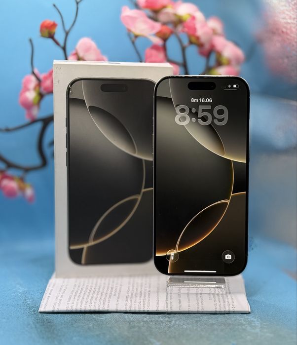 ГАРАНЦИОНЕН!!! Apple iPhone 16 Pro, 128GB, 5G, Natural Titanium