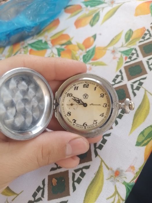 original sovet davri mexanik cho‘ntak soati Molniya