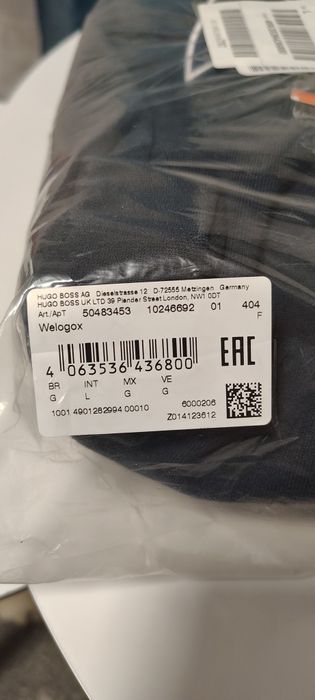 Nou, cu eticheta! Hanorac Hugo Boss Welogox - Marime L