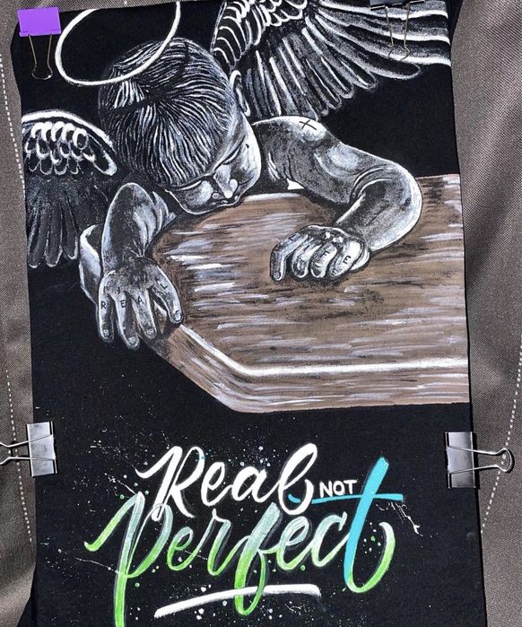 Haine pictate manual si tablouri