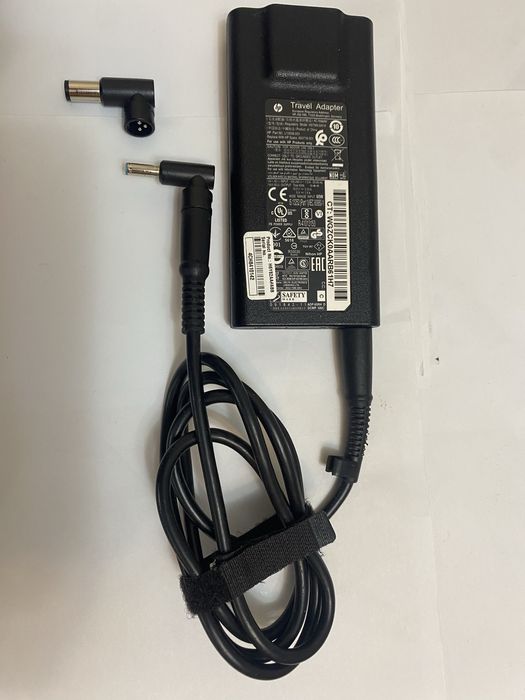 Incarcator hp slim travel HSTNN-DA14, mufa albastra pin