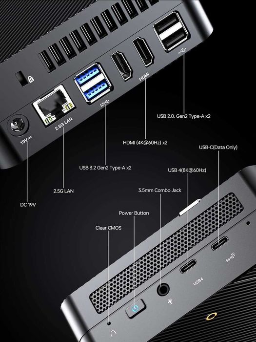 Mini PC Мини Пк MINISFORUM Venus UM773 Lite AMD Ryzen7 7735HS 16/500GB
